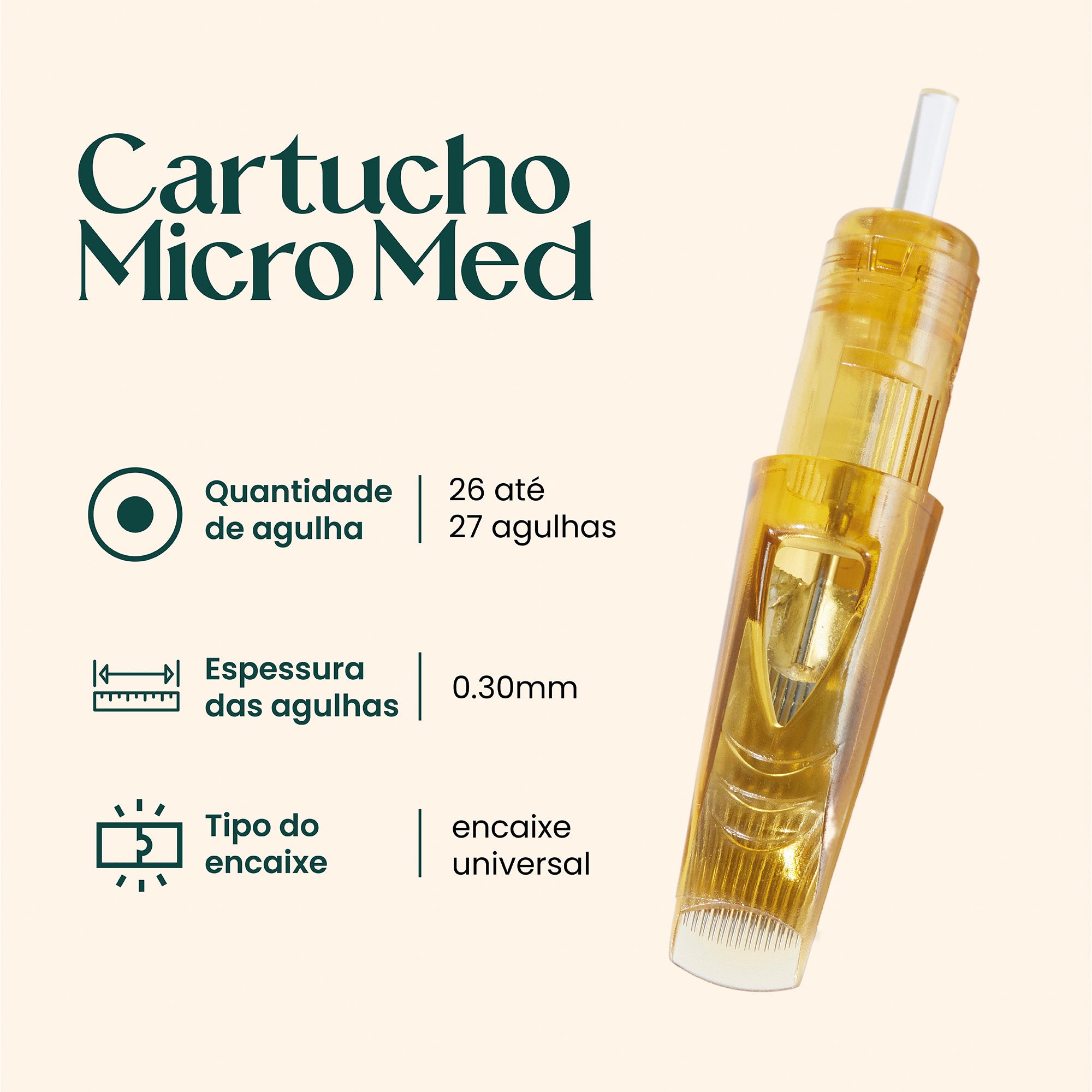 CARTUCHO MICRO MED 10UNID